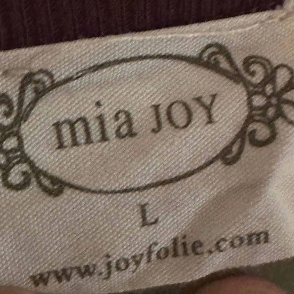 Joyfolie Deep Burgundy Long Sleeve Dress